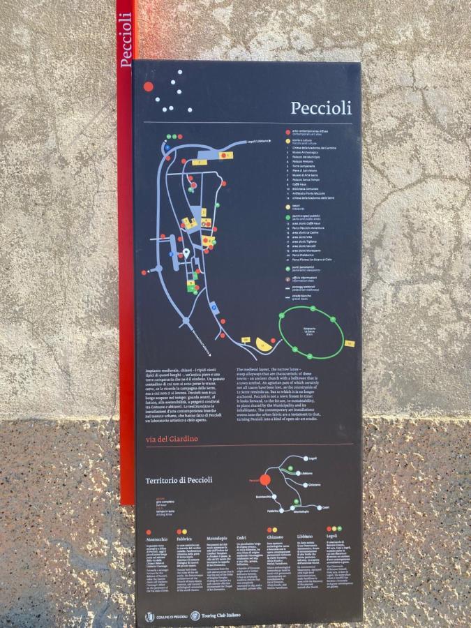 Casa Bel Vedere Peccioli Esterno foto